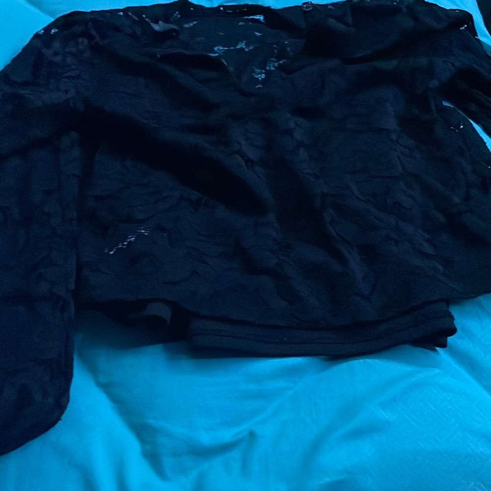 lace crop top size xs